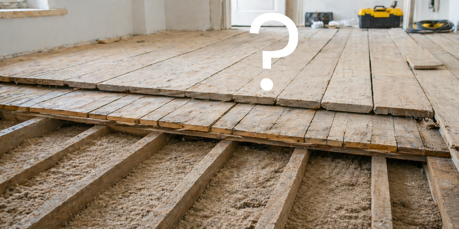 Verhoogd ondervloersysteem voor geluidsisolatie in appartementen in Nederland en België